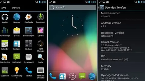CyanogenMod 10 porta Jelly Bean su Galaxy S2