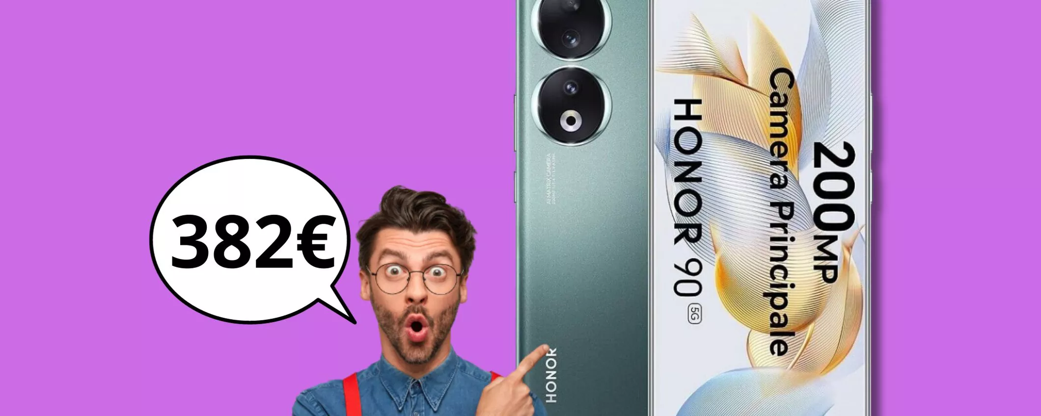 HONOR 90, su eBay è svendita totale: lo smartphone con fotocamera da 200 Mpx!