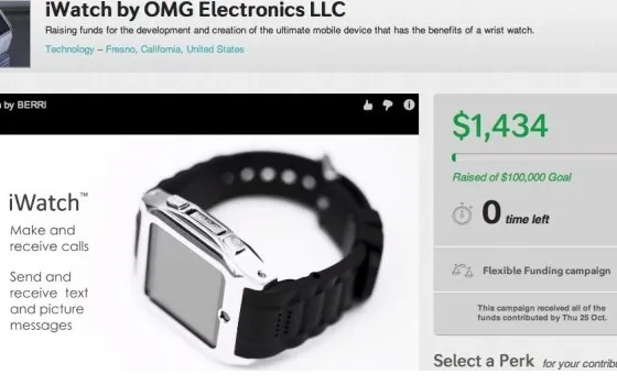 iWatch, problemi per la registrazione del marchio in USA e in Europa