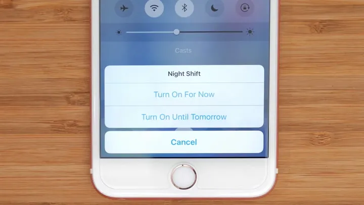 iOS 9.3 - Modalità Notturna