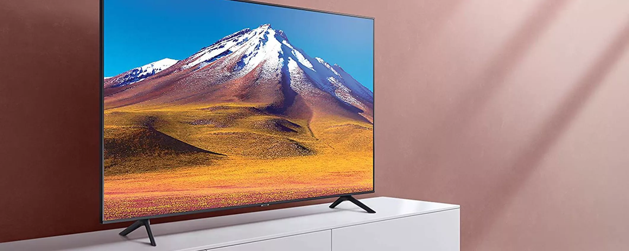 eBay, SBERLE al mercato alla Bud Spencer: TV UHD Samsung da 43'' a prezzo outlet
