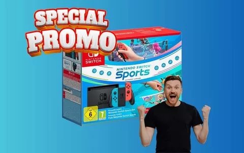Nintendo Switch in bundle Sport: SCONTO SHOCK!