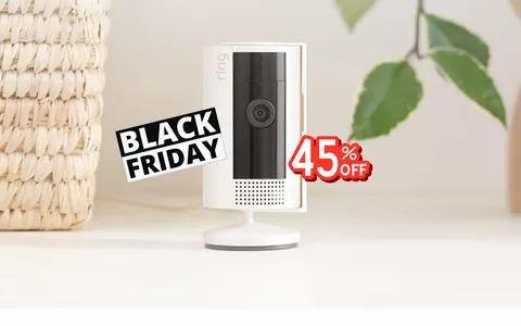 Amazon IMPAZZITO: Ring Indoor Camera CROLLA di prezzo (-42%) per Black Friday!