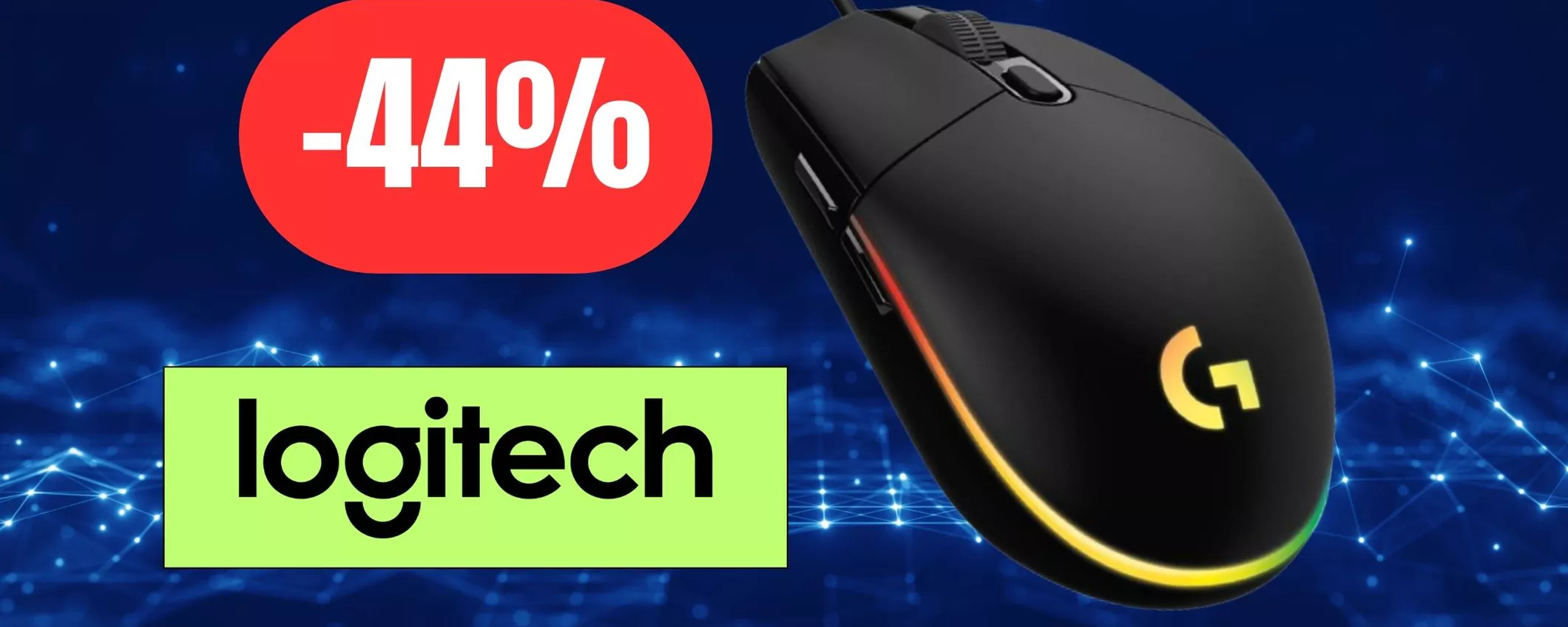 Logitech G203: non troverai un mouse da gaming a questo prezzo, AMAZON OUTLET