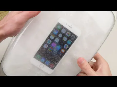 Dipping an iPhone 6 in Hot Ice Freeze Test!