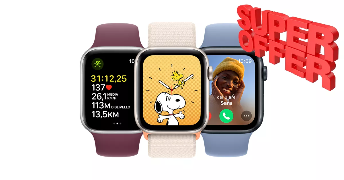 Apple Watch SE: il TOP degli smartwatch è in OFFERTA SPECIALE su Amazon
