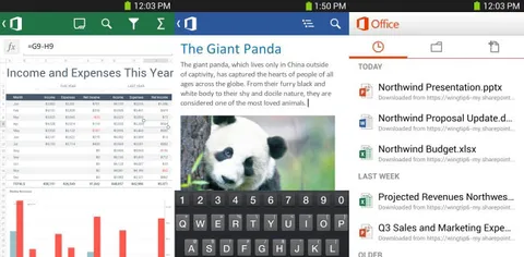 Microsoft annuncia Office Mobile per Android