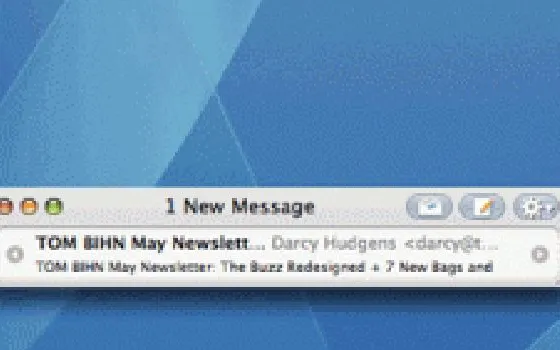 MiniMail, plug-in ispirato ad iTunes