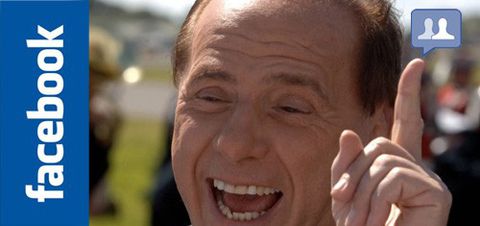 Silvio Berlusconi e la nuova discesa in... Facebook