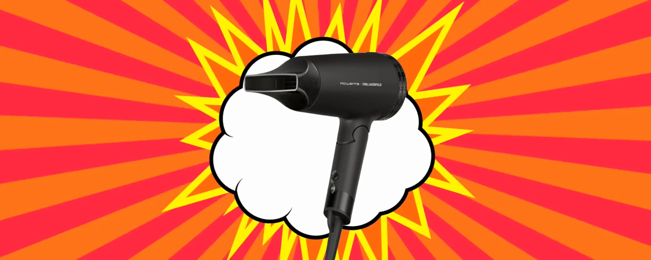 Scopri l'eleganza e la tecnologia dell'Asciugacapelli Rowenta a quasi metà prezzo (16€)