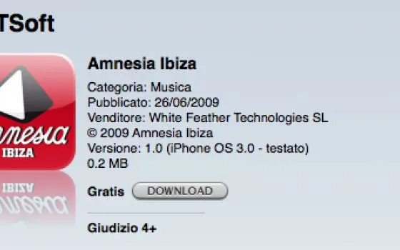 Amnesia Ibiza: la discoteca più trendy sbarca su iPhone