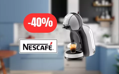 Coffee break con la macchina del caffè Dolce Gusto al 40% di sconto su Amazon