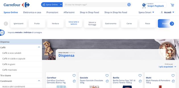 Carrefour spesa online