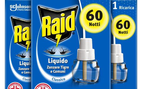 Raid liquido elettrico, 3 Confezioni da 36ml (10€) e la zanzara fa kaputt