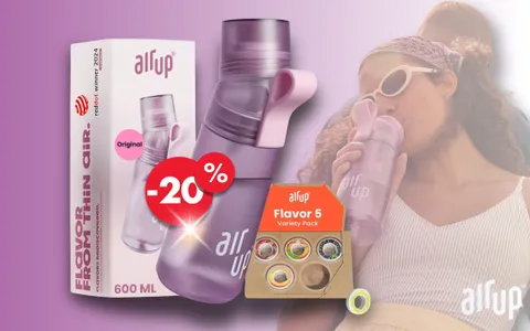 Boraccia AIR UP in super sconto BLACK FRIDAY: scopri gli aromi magici (-20%)