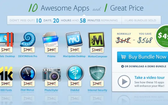 MacSconti su Melablog: il MacUpdate bundle di marzo