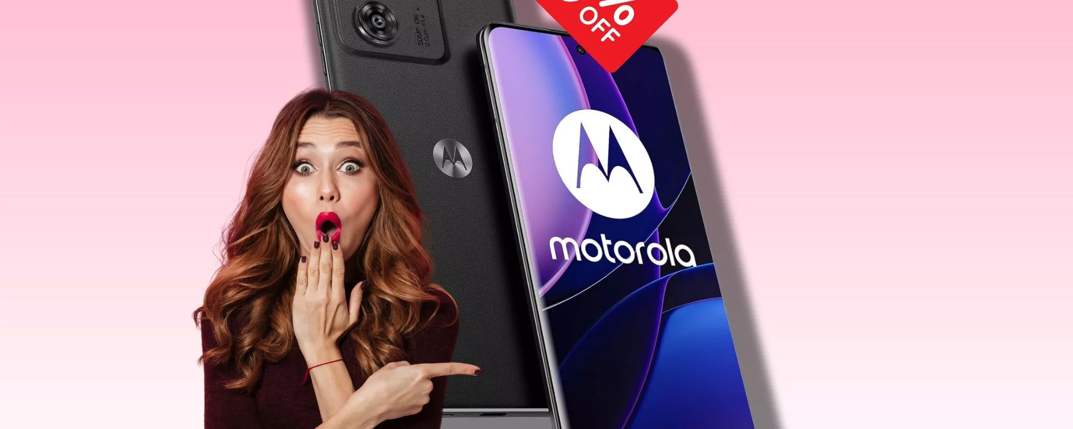 Motorola edge 40: con il suo DISPLAY CURVO e il 46% di sconto è un'occasione UNICA!