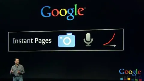 Instant Pages, Google riparte dal motore di ricerca