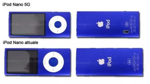 Mock-up del prossimo iPod Nano con fotocamera