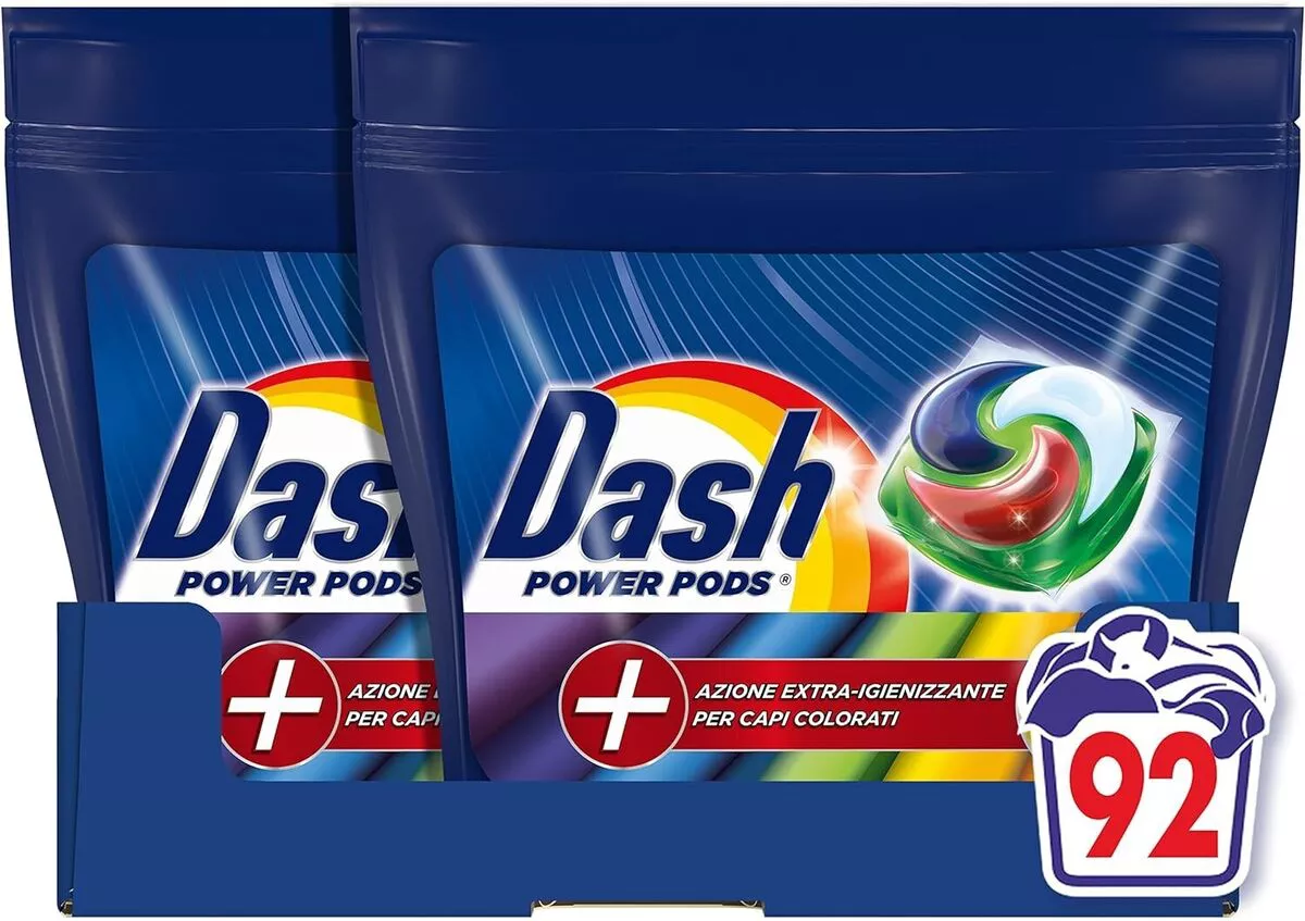 12 confezioni di capsule per lavatrice Dash