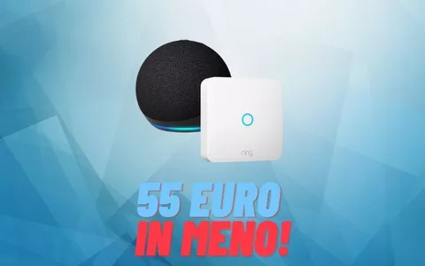 Ring Intercom + Echo Dot 5ª generazione: RISPARMI 55€  (-28%)