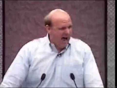 Monkey dance (Steve Ballmer making an ass out of himself)