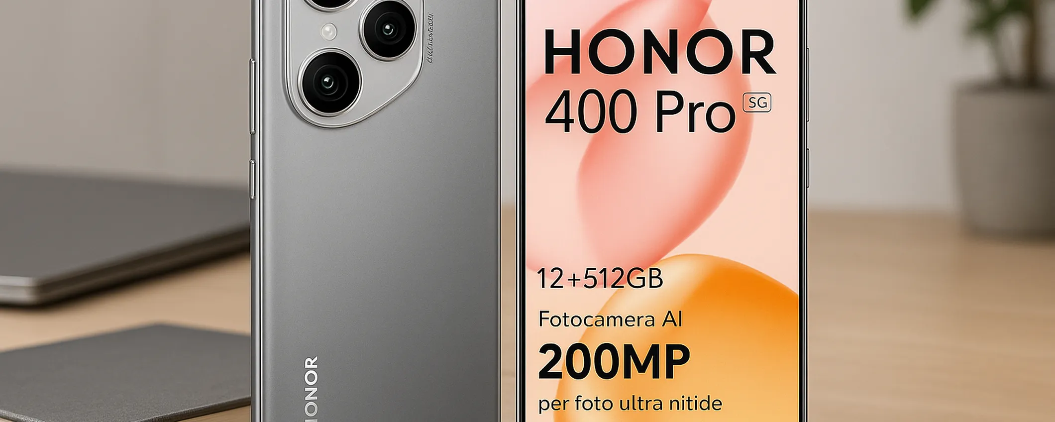 Maxi coupon sconto di 150€ sull'HONOR 400 Pro: approfittane subito!