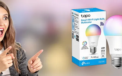 Lampadina WiFi Tapo a quasi metà prezzo: oggi la porti a casa a soli 7€
