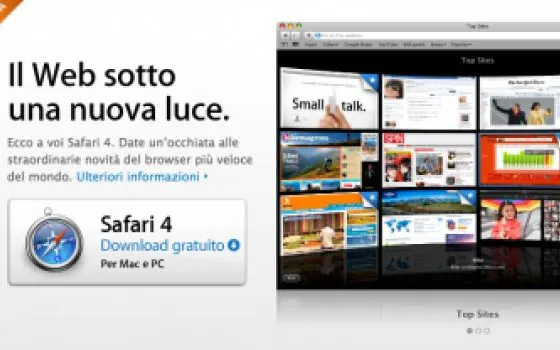Apple rilascia Safari 4