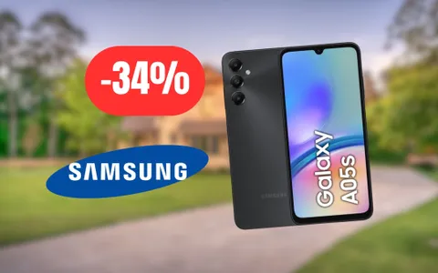 Samsung Galaxy A05s: sconto del 34% e prezzo BASSISSIMO oggi su Amazon