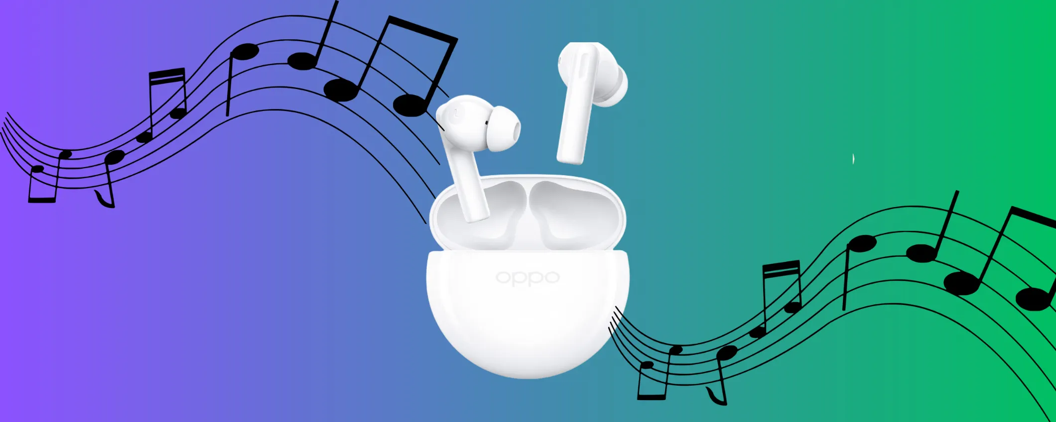 Auricolari OPPO Enco Buds2: oggi li paghi meno della metà (solo 19€)