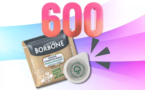 600 CIALDE di caffè Borbone: le paghi POCHISSIMO grazie al codice segreto!