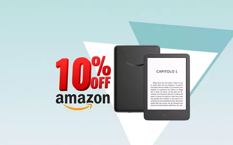 OFFERTA-LAMPO: Kindle Amazon al 10% di sconto PER POCHE ORE