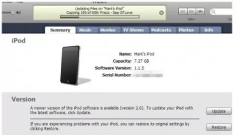 Fa capolino il firmware 1.1.5 per iPod Touch