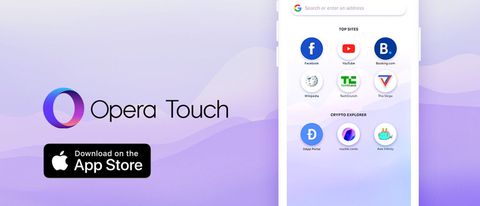 Opera Touch, crypto wallet anche su iOS