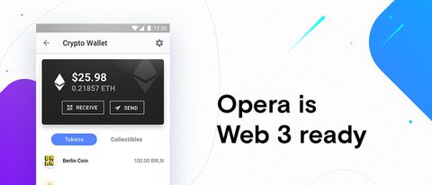 Opera per Android, wallet Ethereum e Web 3
