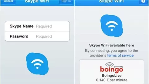 Skype WiFi approda su iOS