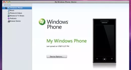 Windows Phone 7 Connector sull'App Store