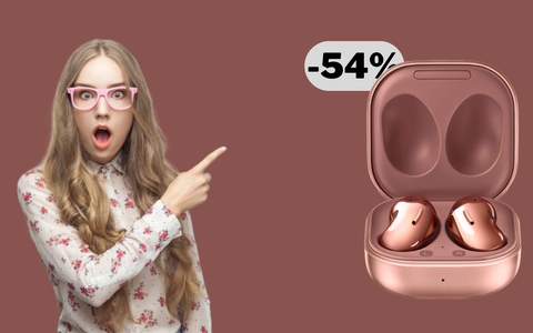 Samsung Galaxy Buds Live scontate del 54% su Amazon