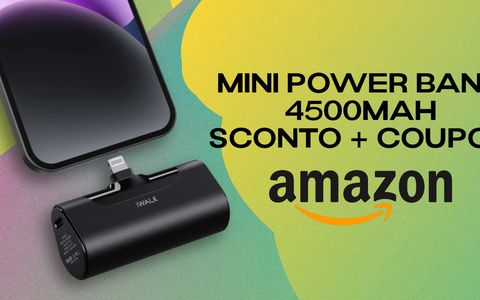 Mini Power Bank 4500mAh con connettore Lightning in OFFERTA su Amazon: il tuo iPhone ti ringrazierà!