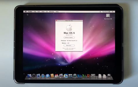 OS X Leopard gira su iPad Pro, l'incredibile video
