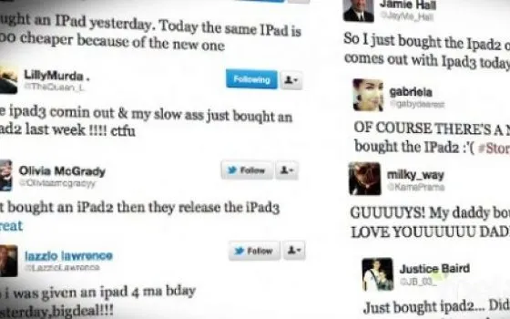 La disperazione di chi ha comprato l'iPad 2 poco prima dell'uscita del nuovo