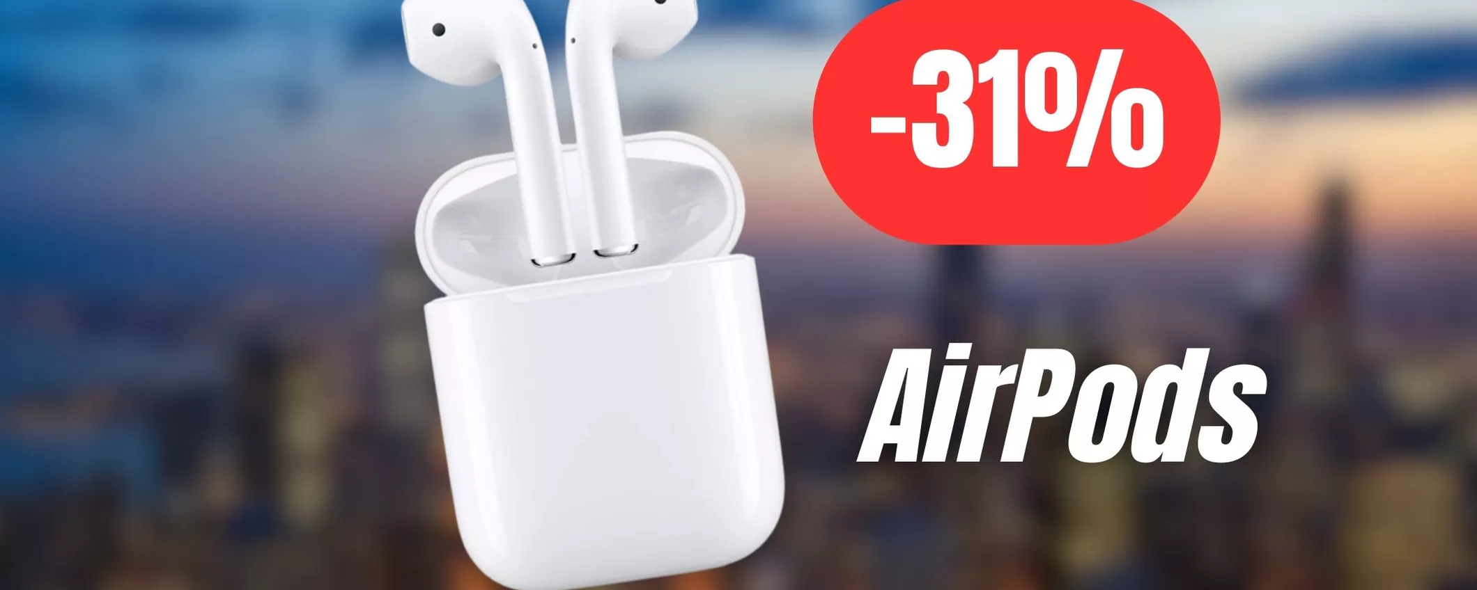 AirPods di seconda generazione ad un PREZZO BASSISSIMO su Amazon, devi averle (-31%)