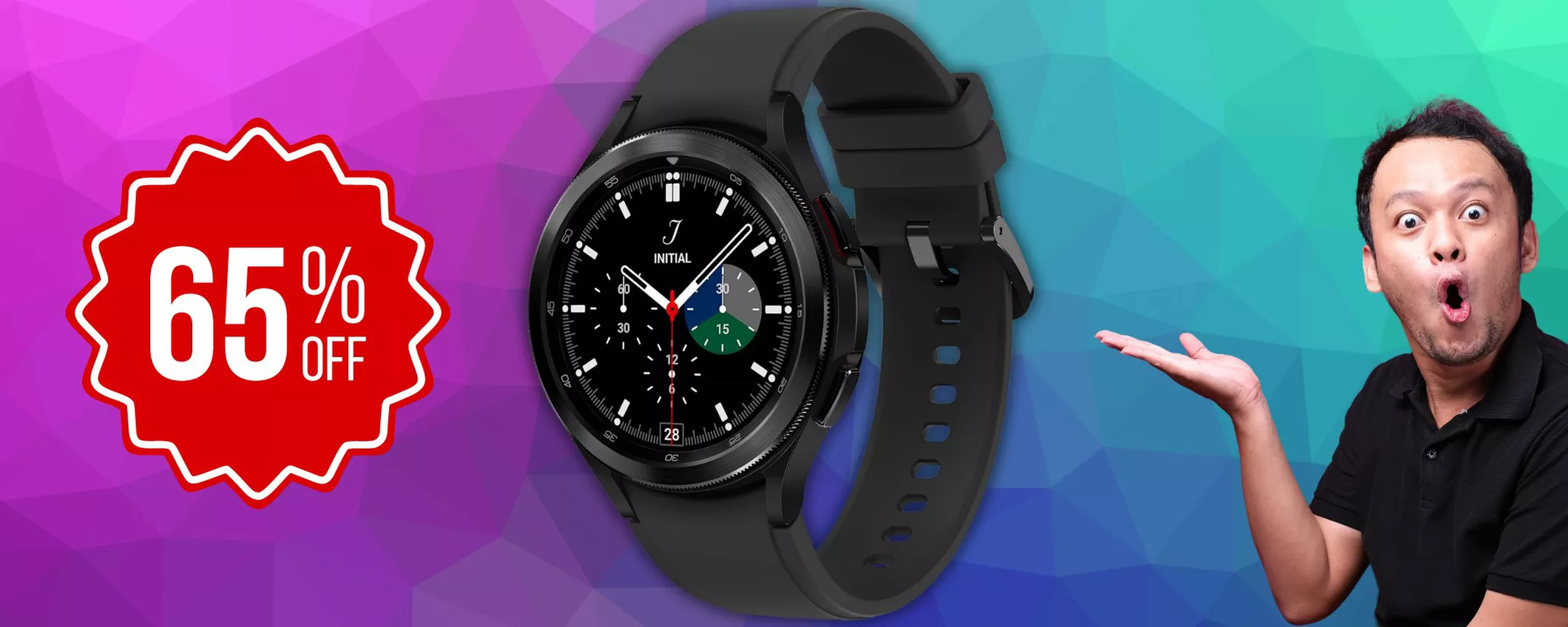 Samsung Galaxy Watch4: SCONTO FOLLE su Amazon (-63%)
