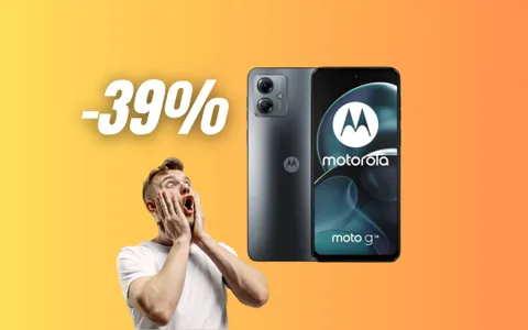 Motorola G14: l'entry-level di oggi è lui, MAXI SCONTO AMAZON