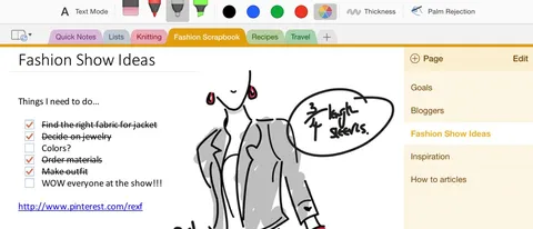 OneNote per iPad, scrittura manuale e OCR