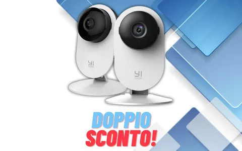 Tieni d'occhio casa con 2 camere videosorveglianza in DOPPIO SCONTO (35,99€)