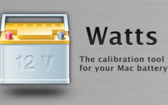 Watts per OS X: prendersi cura della propria batteria