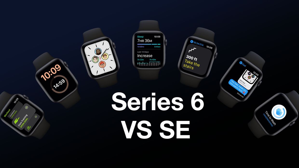 difference between iwatch 6 and 6se