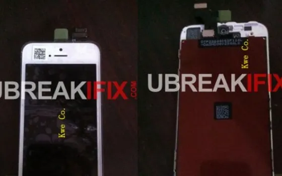 iPhone 5: Le foto del pannello frontale con il display